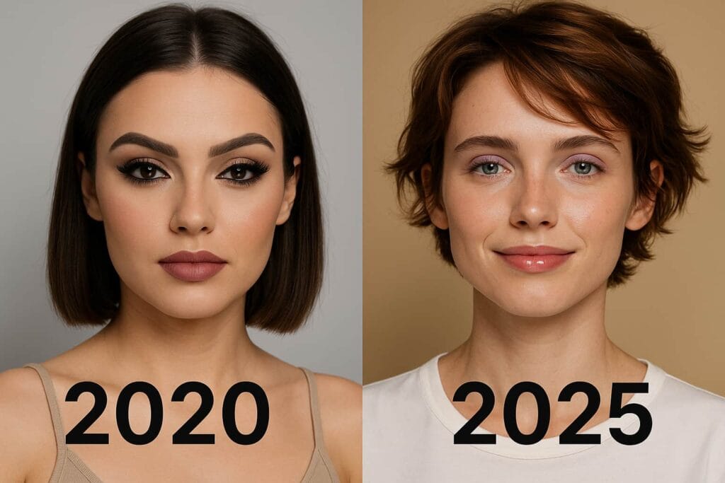 Cosmetic Trends 2025 vs. 2020
